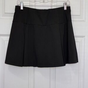 New pleated activewear skort Umina brand Womens XL Black Pull on golf Tennis